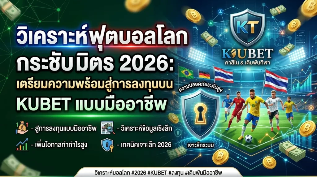 วิเคราะห์ ฟุตบอล โลก กระชับ มิตร 2026: เตรียมความพร้อมสู่การลงทุนบน KUBET แบบมืออาชีพ