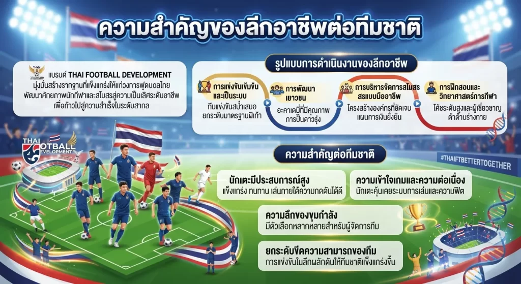 ความสำคัญของลีกอาชีพต่อทีมชาติ